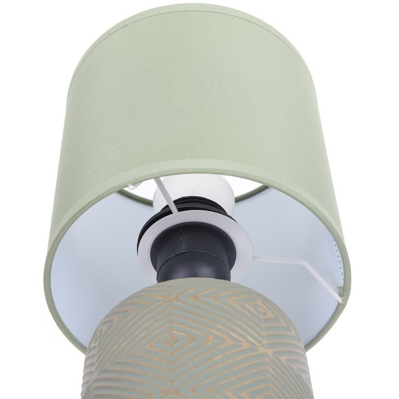 8222/1T MODERNI LN25 зеленый, керамика/текстиль Настольная лампа Е27 1*60W 220V NIANA