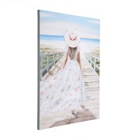 423136 ALAMINOS Картина на холсте L900 H1200 B37, деревянный подрамник, цветной