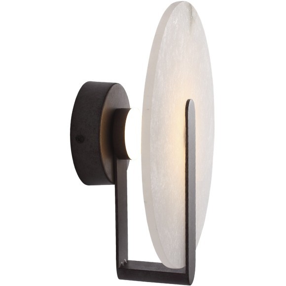 SL1195.701.01 Светильник настенный ST-Luce патинированный металл/алебастр LED 1*5W 3000K MONTRE