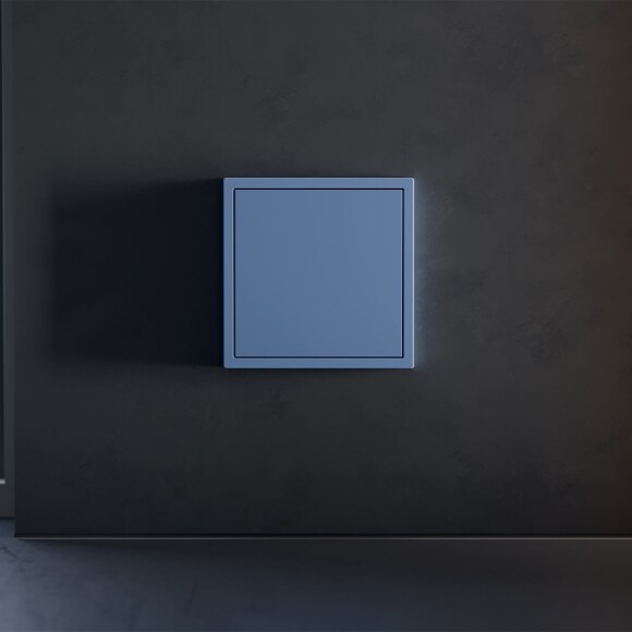 VLS080115 Заглушка для рамки для закрытия розетки синего джинсового цвета VOLTUM S70 (деним)