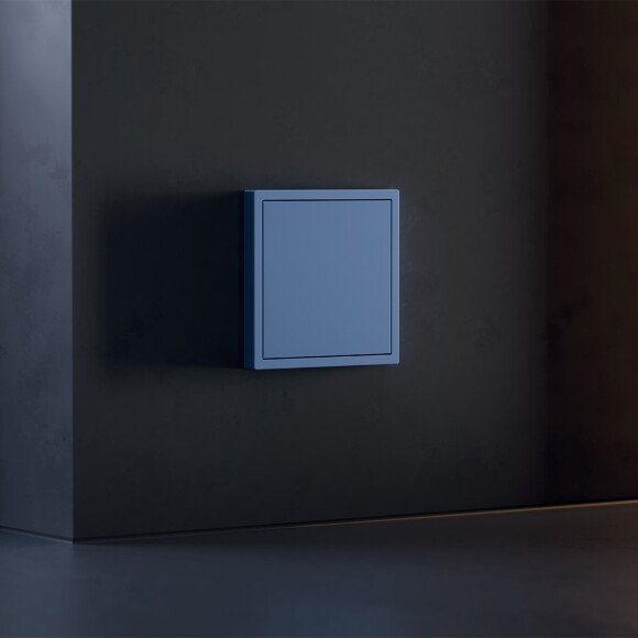 VLS080115 Заглушка для рамки для закрытия розетки синего джинсового цвета VOLTUM S70 (деним)