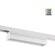 Novotech ITER 359785 Белый линейный однофазный двухжильный трековый светильник, 20см, с CCT переключением цветовой температуры, LED 12Вт 697Лм CRI≥90 108° 2700-3200-4000К IP20 220V