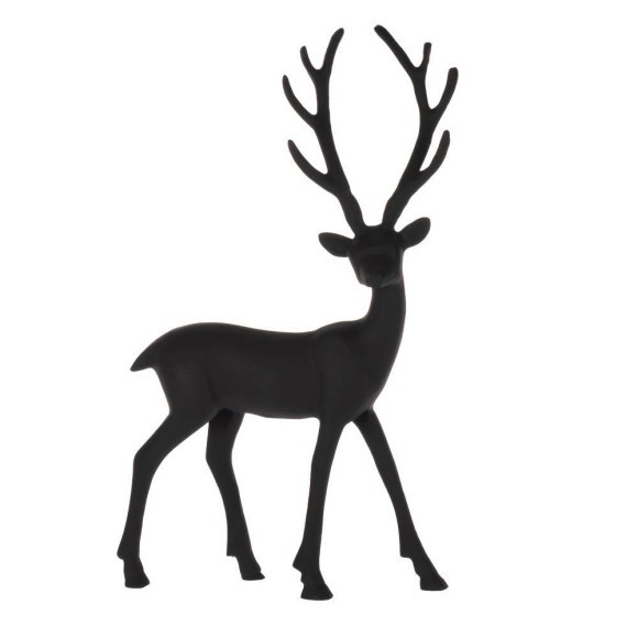 427137 BALIGUIAN Статуэтка Олень декоративная L270 B100 H440 алюминий черный