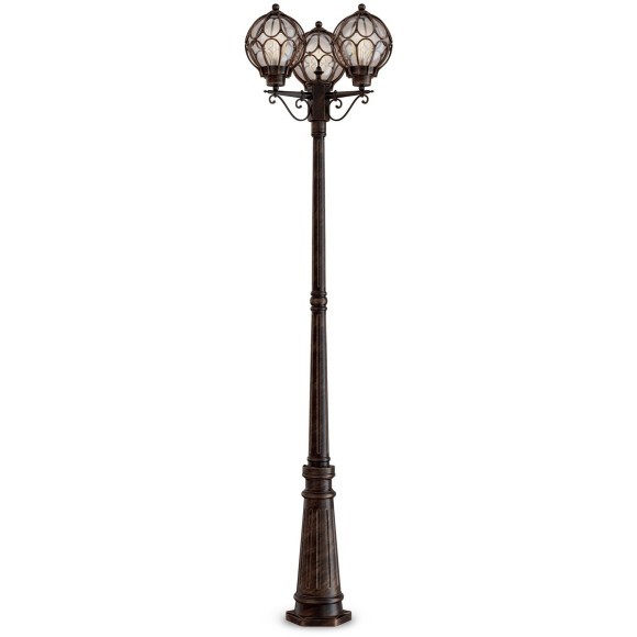 Уличный наземный светильник Maytoni O023FL-03G Via IP44 под лампы 3xE27 60W