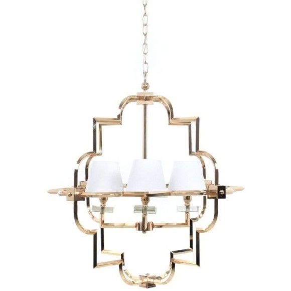 Подвесная люстра Baltimore LDP 8020-4 GD+WT Подвесная люстра Baltimore LDP 8020-4 GD+WT