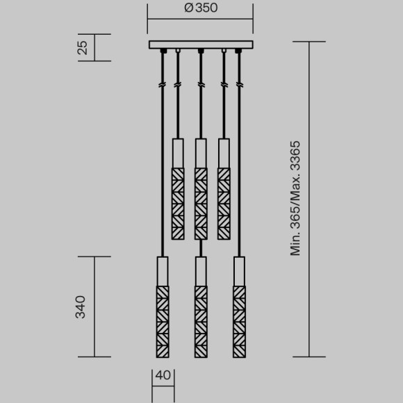 Подвесной светильник LED 3000K 800Lm Maytoni MOD328PL-L18BS3K Подвесной светильник LED 3000K 800Lm Maytoni MOD328PL-L18BS3K