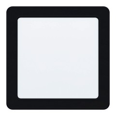 99188 Светодиодный встраиваемый светильник FUEVA 5, 10,5W (LED), 166х166, ET26, 1350lm, 4000K, сталь, черн