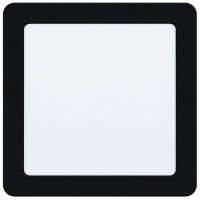 99188 Светодиодный встраиваемый светильник FUEVA 5, 10,5W (LED), 166х166, ET26, 1350lm, 4000K, сталь, черн