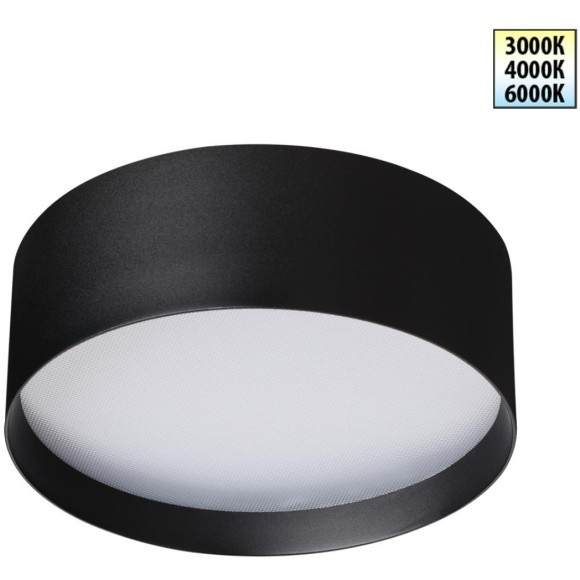 Светильник накладной светодиодный Novotech с переключ. цв. температуры IP20 LED 24W 220-240V 3000К\4000К\6000К ORBIS 359599