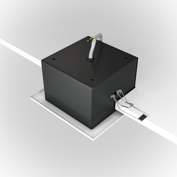 Встраиваемый светильник Maytoni DL008-2-01-W Metal Modern под лампу 1xGU10 50W