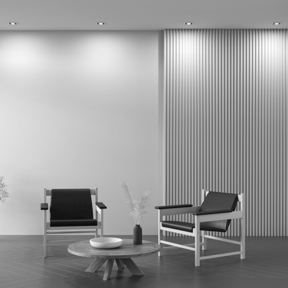 Встраиваемый светильник Maytoni DL008-2-01-W Metal Modern под лампу 1xGU10 50W