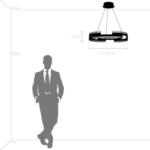 Люстра подвесная Rotonda Lightstar 736323