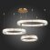 SL1622.313.03 ST Luce TIVOLI Подвесная люстра, LED, 4000K 1х122W, латунь/прозрачный