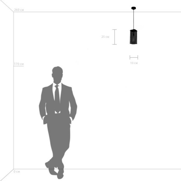 Подвесной светильник с 1 плафоном Lightstar 795424 Cristallo под лампу 1xG9 40W