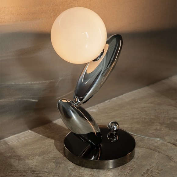 MOD482TL-L6PT3K Настольный светильник ограниченной серии (50шт) с сенсорным диммером и индивидуальной гравировкой Maytoni Resonance