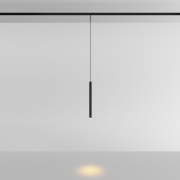 TR191-1-3W2.7K-M-B Ультратонкий трековый магнитный светодиодный светильник Maytoni Levity CRI90+ 2700К 100Лм 36° 3Вт