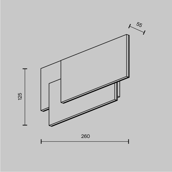 Бра настенное Maytoni Trame C804WL-L12W LED 12Вт 3000K 550Лм 360° CRI80, белый матовый металл, линейный геометрический светильник, равномерный свет на стену Бра настенное Maytoni Trame C804WL-L12W LED 12Вт 3000K 550Лм 360° CRI80, белый матовый металл, линейный геометрический светильник, равномерный свет на стену