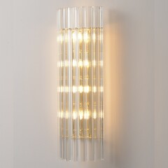Crystal Lux COLOSSEO AP4 3910/404 Бра настенное хрустальное золото прозрачное 4xG9 макс. 40Вт, декоративный светильник на стену, без выключателя