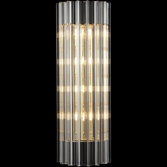 Crystal Lux COLOSSEO AP4 3910/404 Бра настенное хрустальное золото прозрачное 4xG9 макс. 40Вт, декоративный светильник на стену, без выключателя