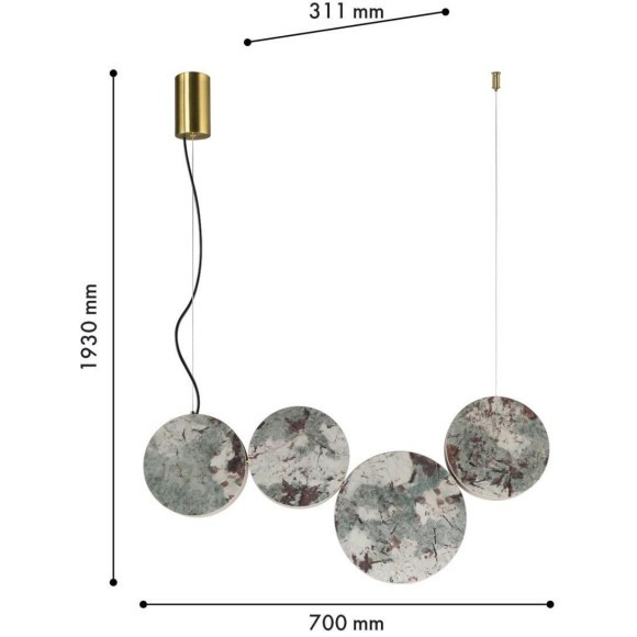Подвесной светильник Sten 4447-4P Подвесной светильник Sten 4447-4P