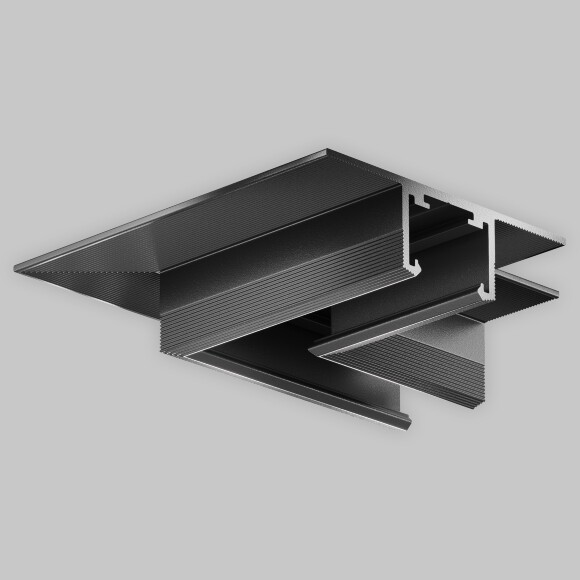 Maytoni Exility X TRA239CLS-42.12B Угловое 90° соединение горизонтальное, для ГКЛ шинопроводов 12.5мм, размер 65x65x14.5мм, 48В (для шинопроводов TRX239-421.12B, TRX239-422.12B, TRX239-423.12B)