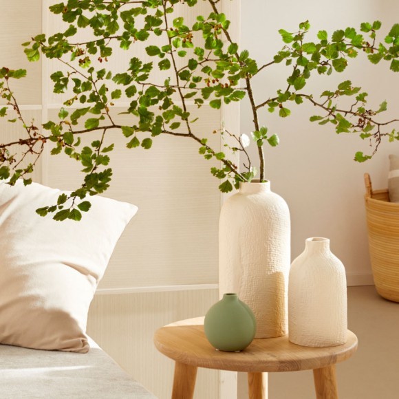 421138 Ваза декоративная SIBAGAT, L150, B145, H300, алюминий, кремовый