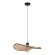 44044 MARYWELL Подвесной светильник с плафоном из бамбука, 1xE27, 40Вт, сталь, черный/коричневый