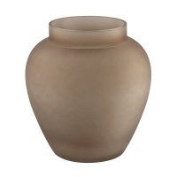 421208 ASINDRO Ваза декоративная стекло коричневый H235 Ø220