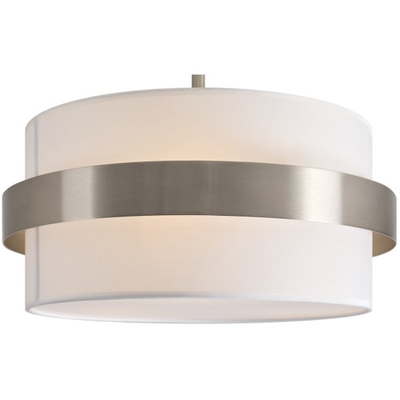 Люстра потолочная с тканевым абажуром под 3 лампы цоколя E14 Freya Bride FR5367CL-03N