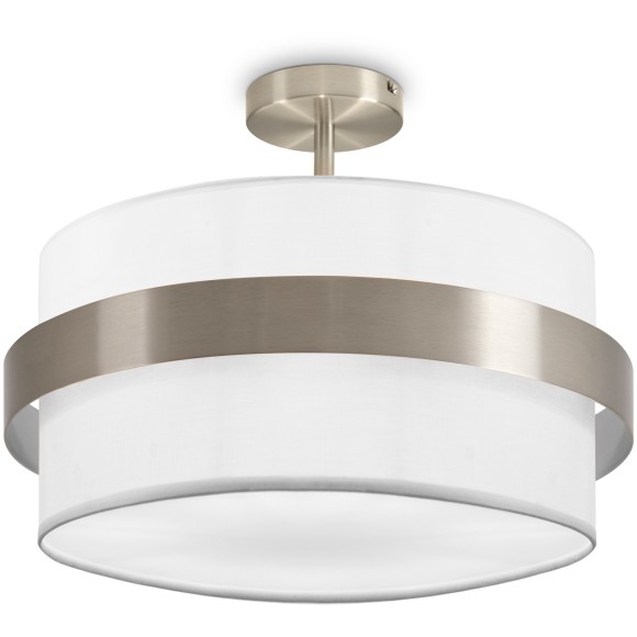 Люстра потолочная с тканевым абажуром под 3 лампы цоколя E14 Freya Bride FR5367CL-03N