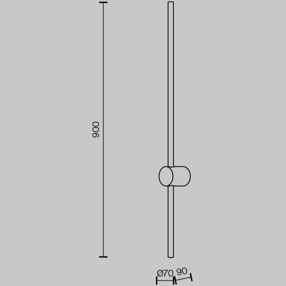 Настенный светильник (бра) Maytoni MOD237WL-L11BS3K