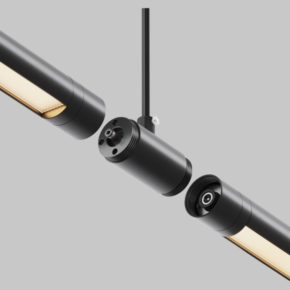 Прямой коннектор для системы Maytoni Shelf с вводом питания CA013IC-P-B