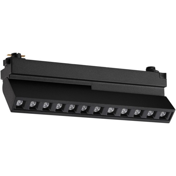 359736 PORT NT25 240 черный Светильник однофазный двухжильный трековый с переключ. цв. температуры IP20 LED 12W 180-265V 2700К/3200К/4000К EOS