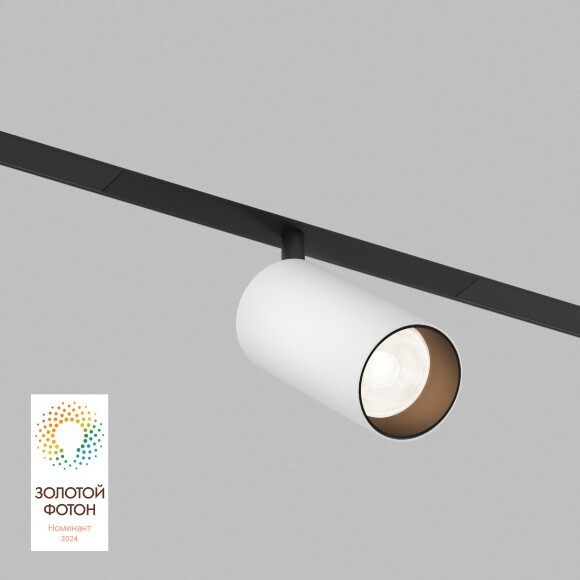 DK8041-BW+BK Трековый магнитный светодиодный SMART (TUYA, Алиса, Wi-Fi, пам. настроек) светильник Denkirs SMART 220V CRI90+ 3000-6000К 1500Лм 24° 20Вт
