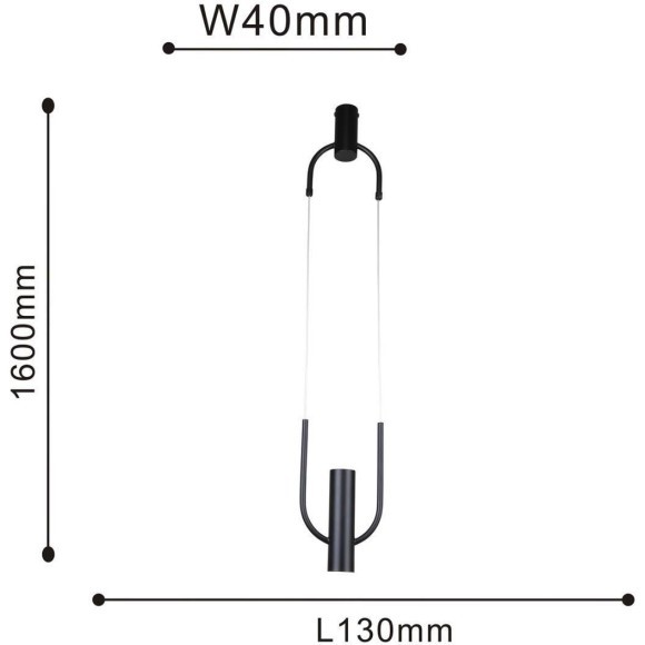 Подвесной светильник Levitas 4191-1P