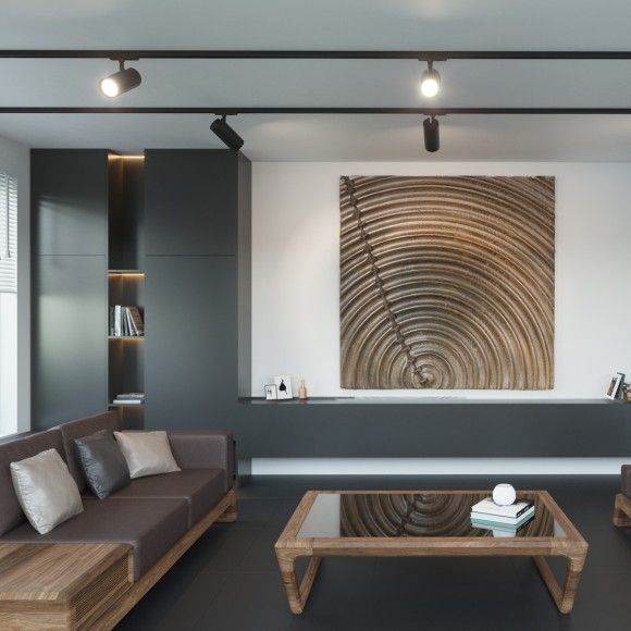 Однофазный двужильный светодиодный трековый светильник Novotech 359149 SELENE 3000К 1440Лм CRI90+ 45° 15Вт