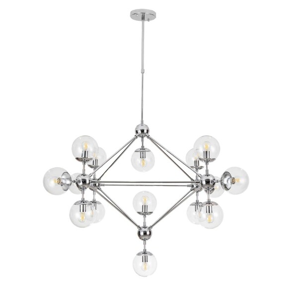 Люстра потолочная Arte Lamp A1664SP-15CC Bolla под лампы 15xE14 40W