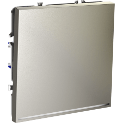 VLS010204 Выключатель встраиваемый одноклавишный с подсветкой. Корпус шелкового цвета 10А (2200 Ватт) VOLTUM S70 (шелк)