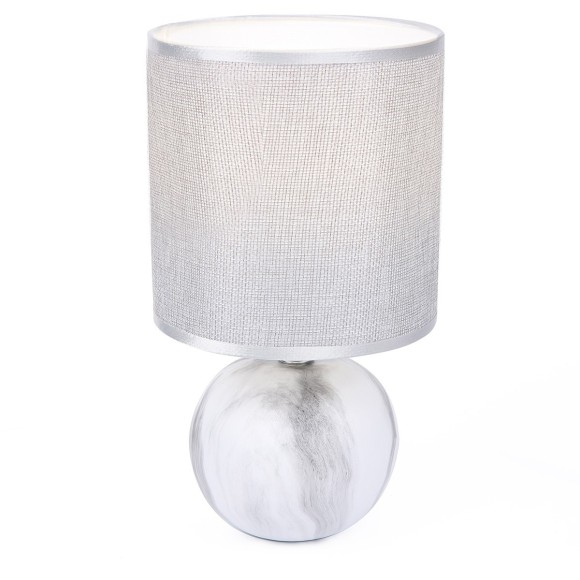 8230/1T CLASSI LN25 серый, керамика/текстиль Настольная лампа E14 1*40W 220V KOHALA