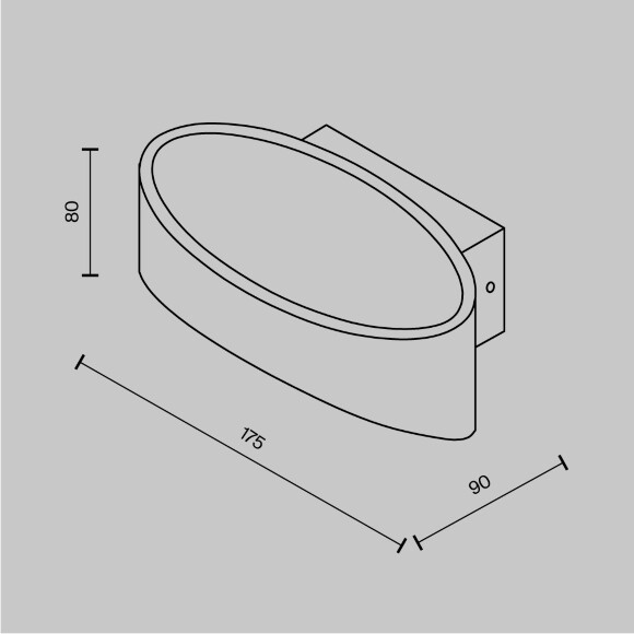 Бра настенное Maytoni Trame C806WL-L5B LED 5Вт 3000K 250лм 300° CRI80, чёрный матовый металл, компактный геометрический светильник, мягкая подсветка стены, без выключателя на корпусе Бра настенное Maytoni Trame C806WL-L5B LED 5Вт 3000K 250лм 300° CRI80, чёрный матовый металл, компактный геометрический светильник, мягкая подсветка стены, без выключателя на корпусе