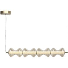 SL6136.223.01 Светильник подвесной ST-Luce золото/коньячный LED 1*22W 3000K SPINE