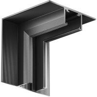 Maytoni Exility X TRA239ICL-42.12B Угловое 90° соединение вертикальное (с потолка на стену), для ГКЛ шинопроводов 12.5мм, размер 50x50x14.5мм, 48В (для шинопроводов TRX239-421.12B, TRX239-422.12B, TRX239-423.12B)