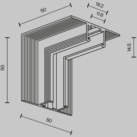 Maytoni Exility X TRA239ICL-42.12B Угловое 90° соединение вертикальное (с потолка на стену), для ГКЛ шинопроводов 12.5мм, размер 50x50x14.5мм, 48В (для шинопроводов TRX239-421.12B, TRX239-422.12B, TRX239-423.12B) Maytoni Exility X TRA239ICL-42.12B Угловое 90° соединение вертикальное (с потолка на стену), для ГКЛ шинопроводов 12.5мм, размер 50x50x14.5мм, 48В (для шинопроводов TRX239-421.12B, TRX239-422.12B, TRX239-423.12B)
