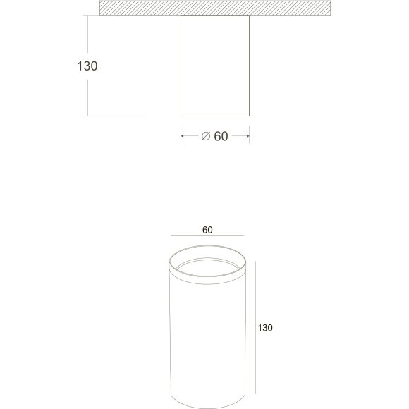 Накладной потолочный светильник Maytoni C036CL-01W Focus Design под лампу 1xGU10 50W