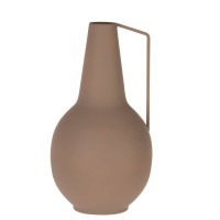 421141 MIOUSKI Декоративная ваза H390, Ø210, сталь, песочный