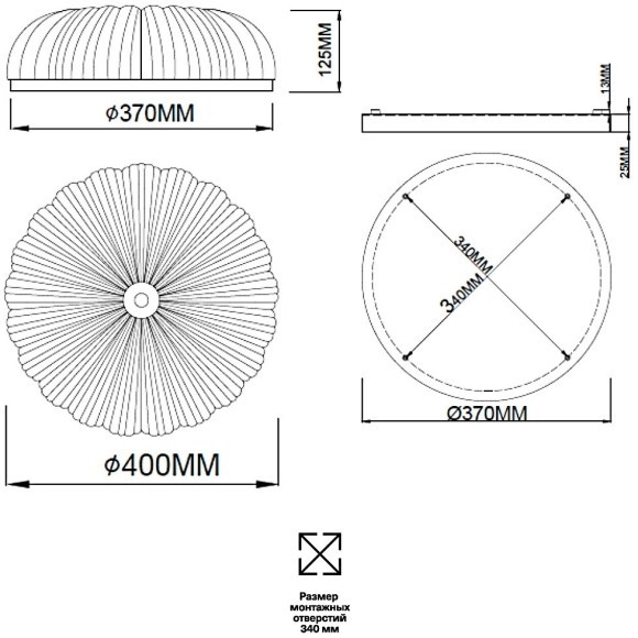 Потолочный светильник TESORO 7719/48L