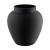 421209 ASINDRO Ваза декоративная стеклянная черная H235, Ø220