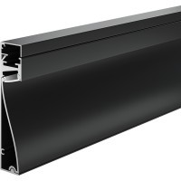 Алюминиевый профиль плинтус с подсветкой 80x18 ALM-8018-B-2M