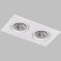 DK3022-WH Встраиваемый светильник IP20 макс 10Вт 2xGU5.3 белый пластик