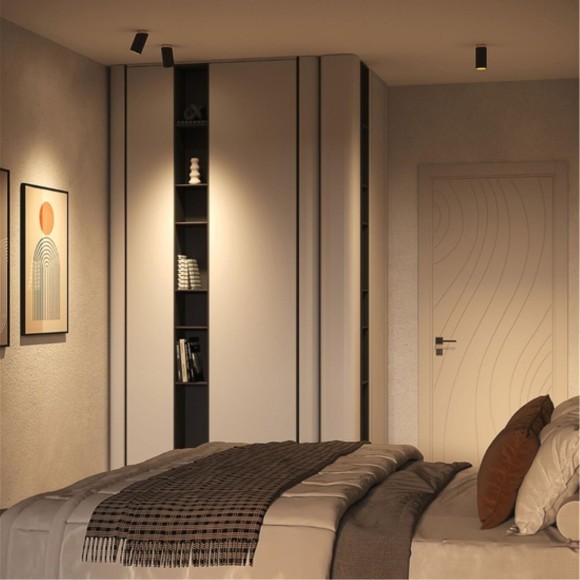 Точечный накладной светильник Arte Lamp CONE A5360PL-1BK